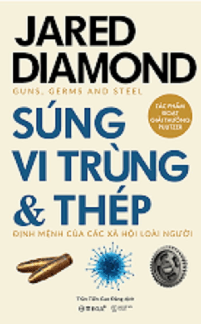 Bìa sách Súng, Vi Trùng và Thép